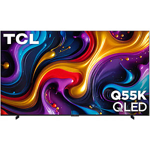 98" TCL Q55K Series 4K UHD HDR QLED Smart TV with Google TV (2025) $999.99 @ Best Buy