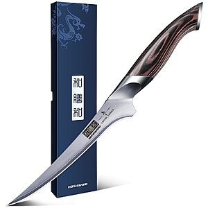 Prime Members: 7" HOSHANHO Japanese High Carbon Stainless Steel Fillet Knife $25 + Free S&H