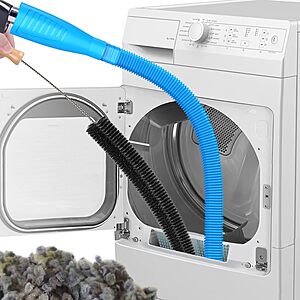 Prime Members: 2-pc Sealegend Dryer Vent Cleaner Kit w/ Lint Brush Vacuum Hose $7.90 + Free S&H
