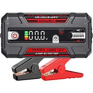 LOKITHOR J400 2000A 12V Portable Jump Starter w/ ConnectMax Tech $33 + Free S&H