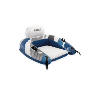 Intex River Run Lounge Inflatable Floating Water Seat w/ Quick Connects