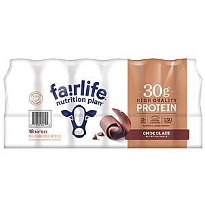 Select Costco Stores: 18-Pk 11.5-Oz Fairlife 30g Protein Shake (Chocolate) $32 (In-Store Only)