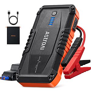 AstroAI S8 8000mAh 1500A 12V Car Battery Jump Starter