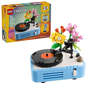 Select LEGO Sets 30% Off: 366-Pc LEGO Creator 3 in 1 Record Player w/ Flowers $21 & More + Free Pickup