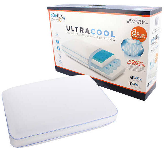 Purelux Ultracool Dormeo Memory Foam Pillow Slickdeals Net