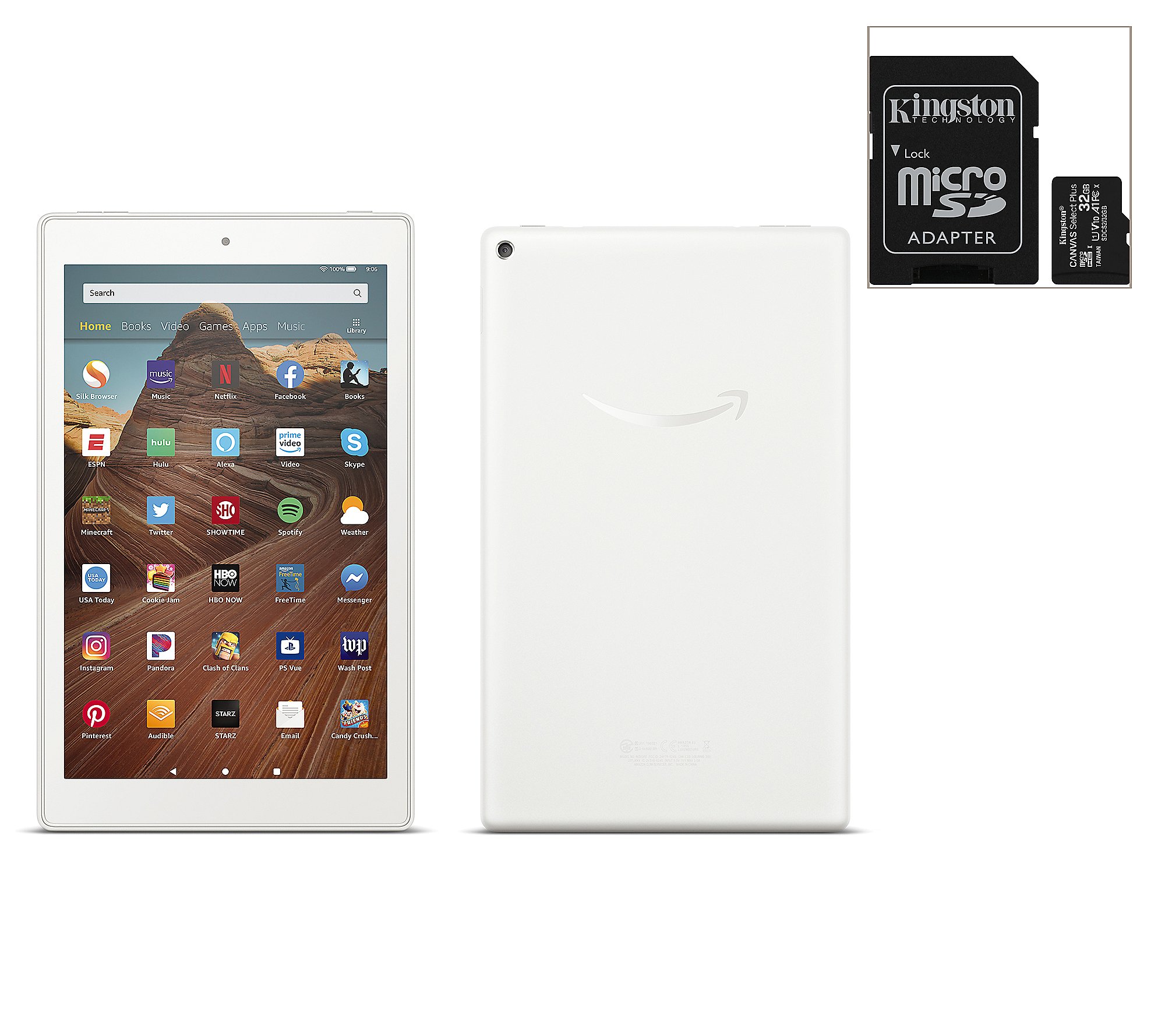32gb Amazon Fire Hd 10 Tablet W Special Offers 32gb Kingston Microsd Memory Card Slickdeals Net