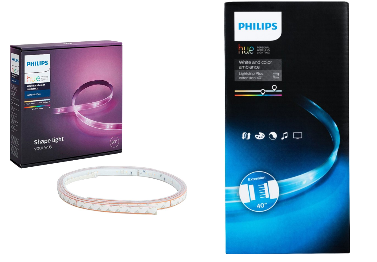 Philips Hue White Color Ambiance Lightstrip Plus Led Smart Light Extension