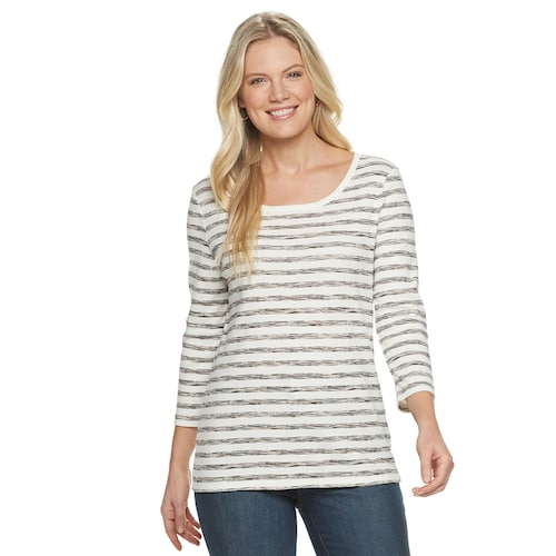 kohls womens long sleeve polo shirts
