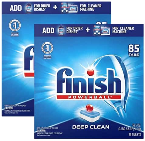 85 Count Finish Powerball Dishwasher Detergent Tablets Fresh