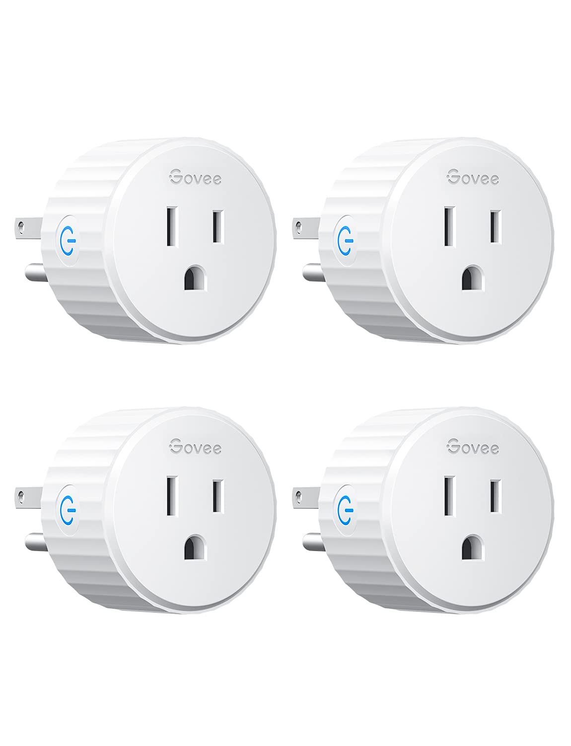 Govee 2.4Ghz WiFi Smart Plug, 4 Pack Works with Alexa and Google Assistant, No Hub $12 Amazon