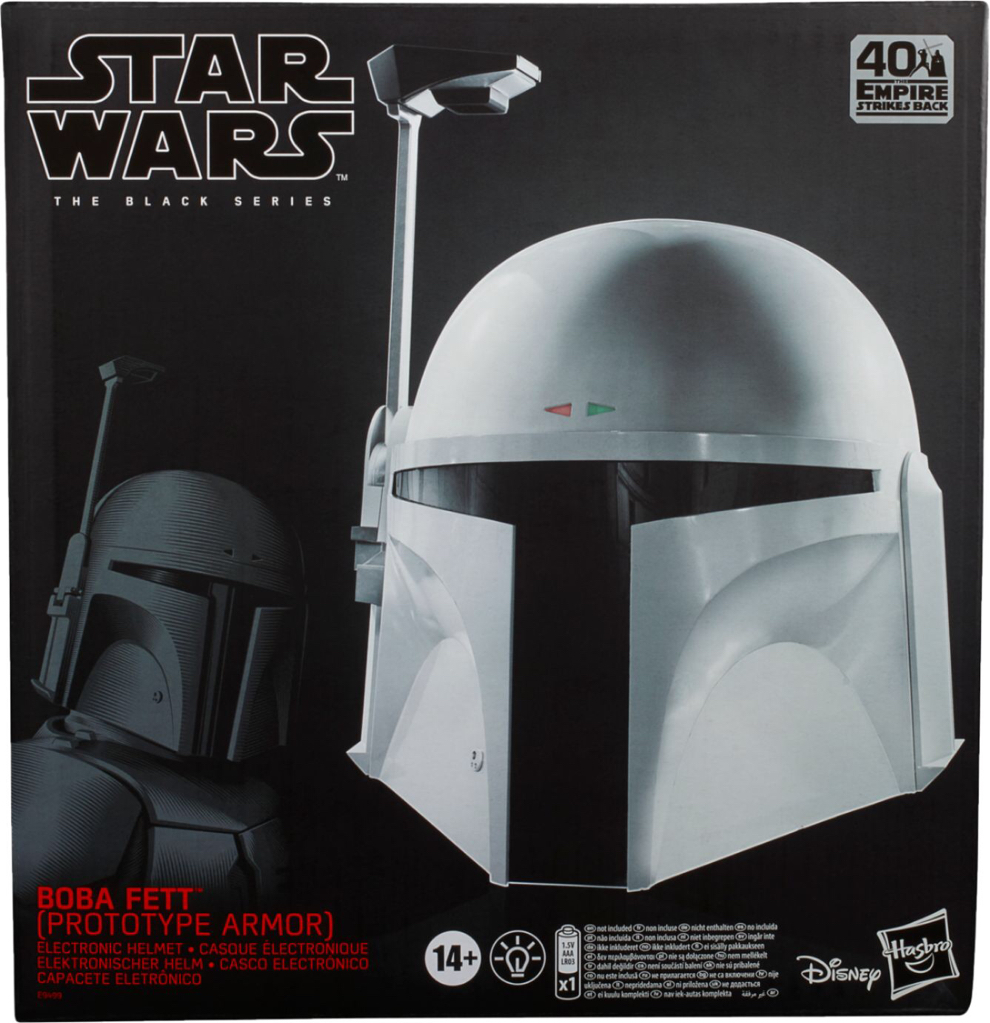 Hasbro Star Wars The Black Series Prototype Boba Fett Electronic Helmet $99.99 at Best Buy