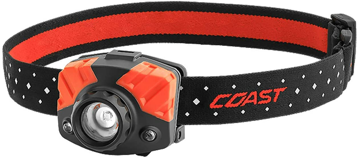 COAST FL75 435 Lumen Dual Color Focusing LED Headlamp, Black - - Amazon.com $20