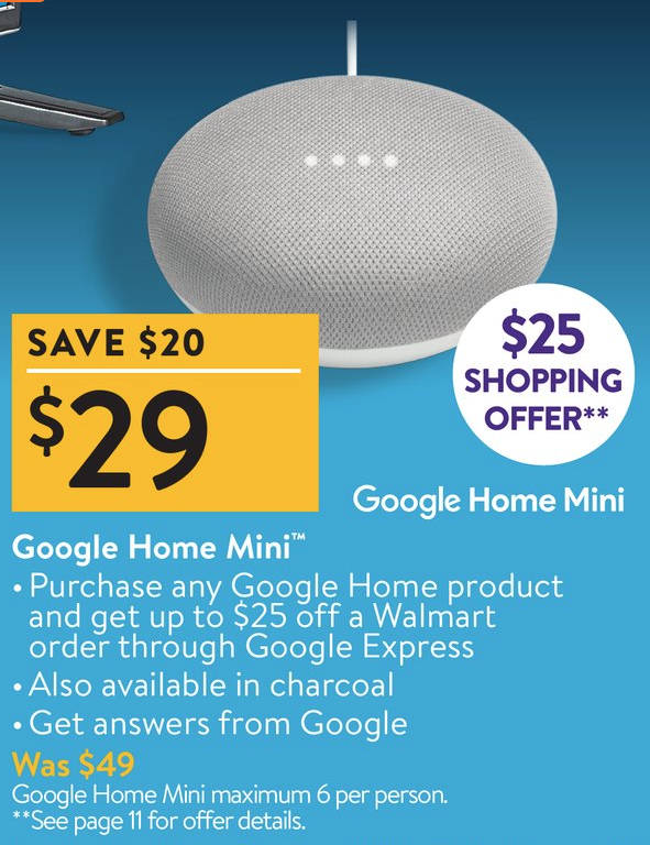 google home mini black friday