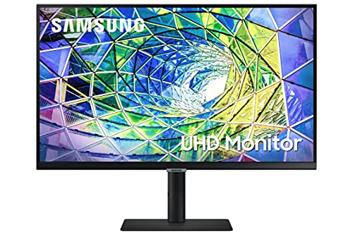SAMSUNG S80A 27-Inch 4K UHD (3840x2160) Computer Monitor, HDMI, USB Hub with USB-C, HDR10 (1 Billion Colors), Built-in Speakers, Height Adjustable Stand (LS27A800UNNXZA) $200