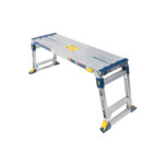 Werner aluminum height adjustable platform $129