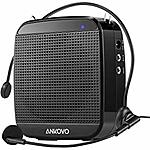 ANKOVO Portable Rechargeable Voice Amplifier With Wired Microphone Headset $4.99 FS