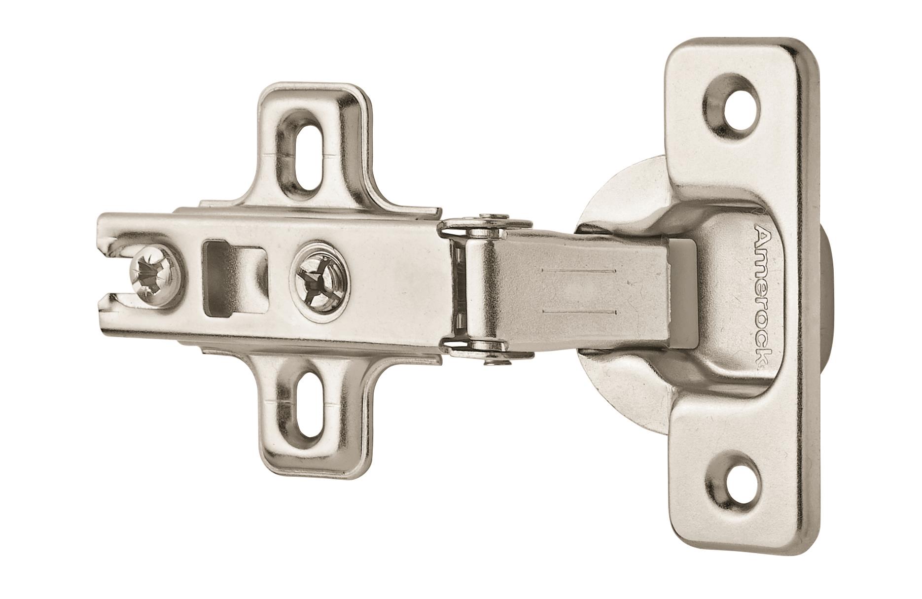2 Pack Amerock Full Overlay Frameless Concealed Hinge Nickel