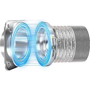 Prime Members: ALORAIR Magnetic 4" Dryer Vent Hose Connector Kit $19.20 + Free S&H