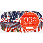 Labor Day Event! All Cards 99¢ Sitewide at Cardstore!