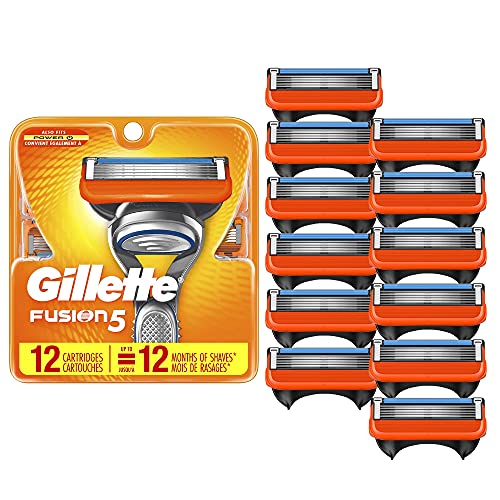 Gillette Fusion5 Men's Razor Blade Refills, 12 Count, $18.71 with S&S, FS on $25+/Prime
