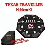 Poker Texas Traveller Table Top and 300 Chip Travel Set ($28.61)