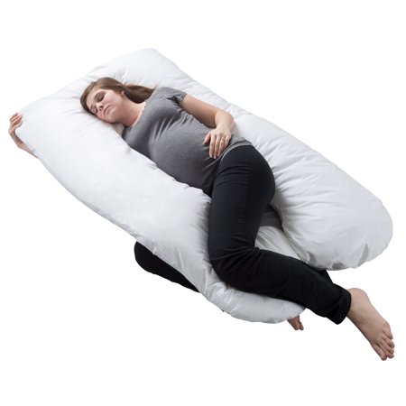 Bluestone Full Body Maternity Pillow Contoured U Shape W Back