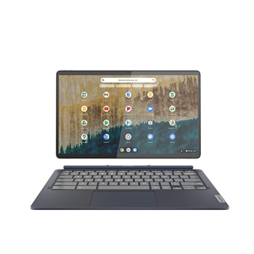 Lenovo IdeaPad Duet 5 Chromebook, OLED 13.3" FHD Touch Display, Snapdragon SC7180, 4GB RAM, 64GB Storage, Qualcomm Adreno Graphics, Chrome OS, Abyss Blue $299