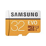 32GB Samsung EVO MicroSDHC UHS-I Class 10 Memory Card w/ Adapter $4.50 + Free Store Pickup