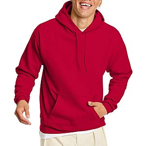 Hanes Men's EcoSmart Pullover Hooded Sweatshirt (Various Colors & Sizes) $8.75