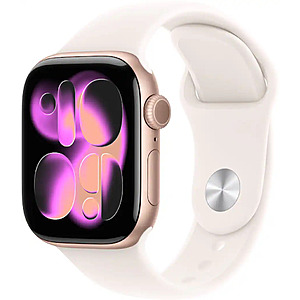 Apple Watch Series 11 w/ Aluminum Case & Sport Band: 42mm GPS (Rose Gold) $299 & More + Free Shipping