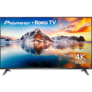 Pioneer 50" 4K UHD LED Smart Roku TV (2025 Model) $159.99