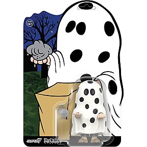 3.75" Super7 ReAction Peanuts Charlie Brown Action Figure (Ghost Sheet) $11.90 
