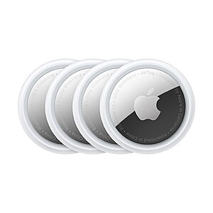 4-Pk Apple AirTag 1st Gen Bluetooth Tracker $59 + Free S&H