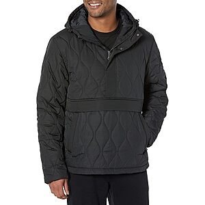 Amazon Essentials Men's Anorak Hooded Quarter-Zip Puffer Coat (Various) from $11.45 