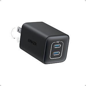 $19.49* | Anker Nano 2-Port 47W Compact Foldable USB-C GaN Charger (various colors) at Amazon
