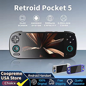 128GB Retroid Pocket 5 Handheld Game Console (black) $171.50 & More + Free S&H