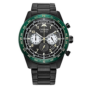 42mm Citizen Men's Eco-Drive Weekender Chronograph Stainless Steel Watch $169 + Free S&H