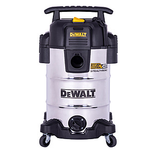 Costco Members: 8-Gal DeWalt 4 HP Quiet Stainless Steel Wet Dry Vacuum $80 + Free S&H
