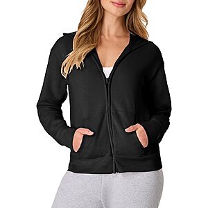 Hanes Women's Ecosmart Tops (1/4 Zip, Full-Zip Hoodie, or Sweatshirt) from