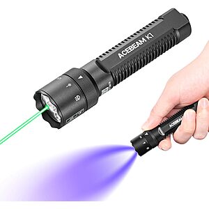 1000 Lumens Acebeam K1 3-in-1 EDC Flashlight w/ Laser, UV & White LED $30.60 + Free S&H