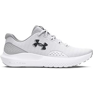 Under Armour Men's Charged Surge 4 Shoes (White/Black) $40 + Free S&H