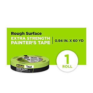 0.94" x 60yd Scotch Rough Surface Extra Strength Painter's Tape (Green)