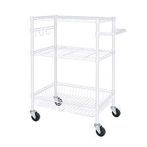 Hyper Tough 3-Tier Multipurpose Rolling Cart $18.25 + Free S&H