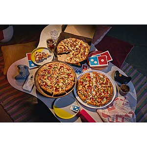 Domino's Pizza Restaurant: All Domino's Regular Menu-Priced Pizzas 50% Off (Valid thru 8/2)