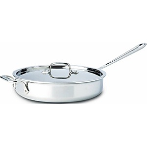 All-Clad Factory Seconds Sale: 3-Qt D3 Stainless Steel Saute Pan w/ Lid $85 & More + Free S&H on