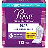 112-Count Poise Incontinence &amp;amp; Postpartum Pads for Bladder Leaks (6 Drop Ultimate Absorbency, Regular Length) $18.52 w/S&amp;amp;S + Free Shipping w/ Prime or on $35+