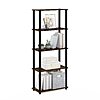 5-Tier Furinno Turn-S-Tube 5-Multipurpose Shelf Display Rack with Square Tubes (Amber Pine/Black, 57&amp;quot; x 24&amp;quot; x 12&amp;quot;) $27.52 + Free Shipping w/ Prime or on $35+