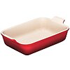 2.5-Quart Le Creuset Stoneware Heritage Casserole Baking Dish (Rectangular, Cerise, 10.5&amp;quot; x 7&amp;quot;) $42 + Free Shipping