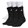6-Pack adidas Men's Athletic Cushioned Crew Socks w/ Arch Compression (Large, White/Black/White) $8.55 + Free Shipping w/ Prime or on $35+