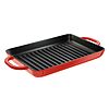 12.5&amp;quot; x 8&amp;quot; Lodge Enameled Cast Iron Grill Pan w/Dual Assist Handles (Red) $29.95 + Free Shipping w/ Prime or on $35+